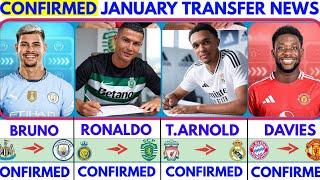 THE LATEST CONFIRMED TRANSFER NEWS AND RUMOURS TRANSFERS 2024|BRUNO, RONALDO, ARNOLD, DAVIES