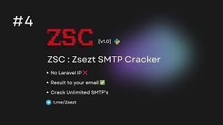 ZSC - Zsezt SMTP Cracker  | Super Fast SMTP Cracker 2024 | [ v1.0 ]