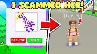 I SCAMMED A SCAMMER *SHE CRIED* (Adopt me)