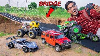 MONSTER RC CAR RACE- ON MINI HIGHWAY Part-2 | कौनसी गाडी जीतेगी रेस? Ferrari, Hummer Etc.