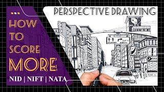 NID/NATA/ NIFT Preparation  |How to Score more in Perspective Drawings | 10 Important Tips