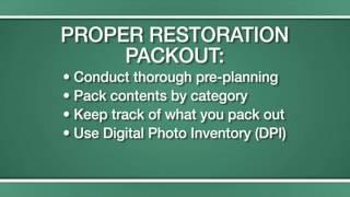 Tips for Proper Restoration Packout