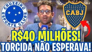 BOMBA NO CRUZEIRO! NEGÓCIO FECHADO? MUITA GRANA ENVOLVIDA! OFERTA ASTRONÔMICA! NOTÍCIAS DO CRUZEIRO