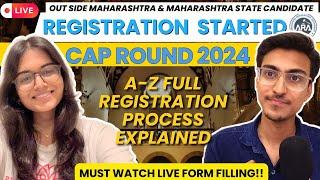  MHT CET 2024 | A to Z of LIVE FORM FILLING | Ask Your Doubts | CAP Round Registration Process 2024