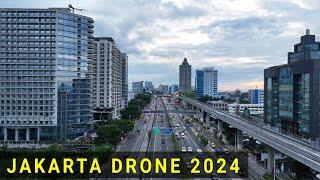 Video Drone Jakarta Pagi Hari 2024 Dengan Viee Gedung- Gedung Tinggi Jl MT. Haryono