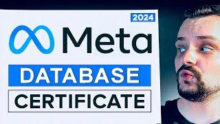 META Database Engineer Professional Certificate - Review 2024 (Coursera Review)