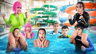 ÜBERNACHTUNG IN EINEM WASSERPARK  MÄDCHEN vs JUNGEN | KiKiDo Campus German