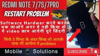 redmi note 7 restarting in calling||redmi auto restart problem||redmi note 7 pro on off problem 100%