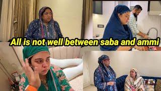 Saba aur ammi jan ki hui aapas me bat chit bandh | Gutka king hai green  flag husband