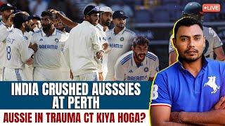 India Crushed Ausssies at Perth/Aussie in trauma/CT kiya hoga ?