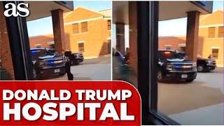 CHAOS in BUTLER ER as TRUMP arrives after being shot; crowd RELIEVED to see him walk