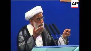 Leading cleric denounces Rafsanjani at Friday prayers