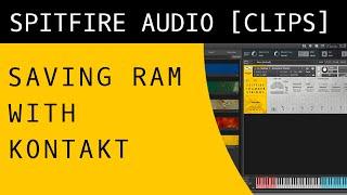 How to save RAM when using Kontakt