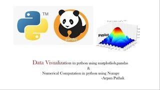 data visualization in python using matplotlib, pandas and numpy