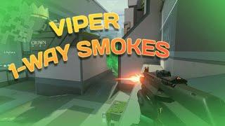 7 Viper one-way smokes on Split! [VALORANT]