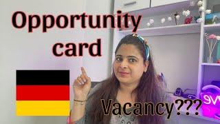 Opportunity card in Germany || Basic requirements for Visa || job in germany|| Chancenkarte