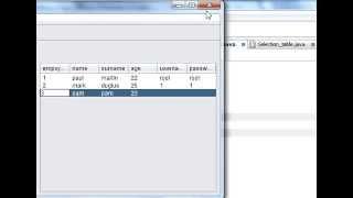 Java prog#17.How to update/Edit a data in SQLite (MySql) Database in Netbeans java