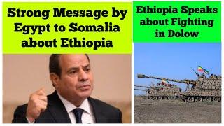 Strong Message from Egypt to Somalia about Ethiopia | Ethiopia Speaks about Fighting in Dolow