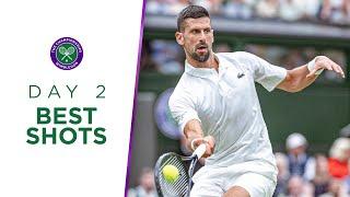 Djokovic, Draper and the ULTIMATE giant killing | Best Shots | Day Two | Wimbledon 2024