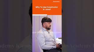 Why To Use Constructor In Java | Java Constructors: The Ultimate Guide | #thekiranacademy
