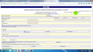 HOW TO APPLY PAN CARD IN DIGITAL SEVA CONNECT PORTAL