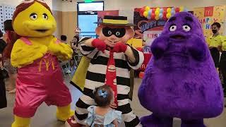 McDo - Gimme Gimme of Hamburglar, Grimace and Birdie #mcdonalds #grimaceshake #birthday