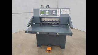 2009 Challenge Titan 265 XG 26.5in Hydraulic Programmable Paper Cutter w/ Safety Lights