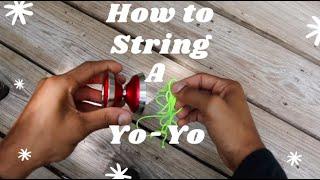 How to setup and use your first yoyo. Beginner yoyo tutorial string Lesson