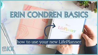 Erin Condren Planners for Beginners! How to Use your New LifePlanner Functionally to Stay Organized