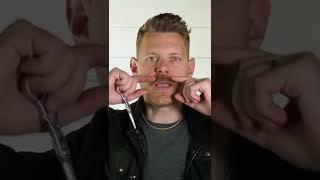 How To Trim A Cop Style Mustache (The Chevron) #Shorts