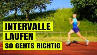 Intervalle Laufen - so gehts richtig!