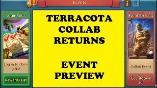 Lords Mobile -  TERRACOTA COLLAB EVENT RETURNS!  - Event preview