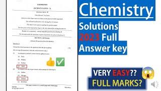 Chemistry solutions 2023 | Fully solved Chemistry paper in 15 min. class 10 icse solutions 2023 |