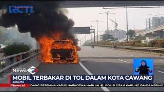 Sebuah Mobil Terbakar di Tol Dalam Kota Arah Cawang, Jakarta Timur - SIS 02/09