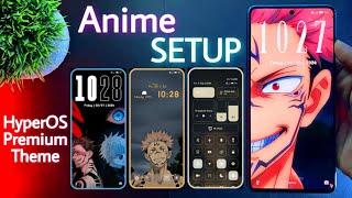 HyperOS Premium Theme For Any Xiaomi Devices | New System Ui | #hyperos #anime