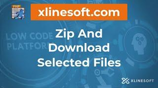 Zip and download selected files.