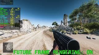 Battlefield V: Future Frame Rendering (FPS On=PC Latency Off)