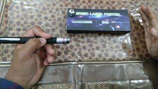 Green Laser Pointer|Cheap & Powerful|Unboxing & review|Must Watch||