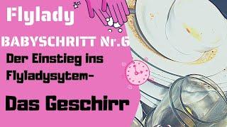 Babystep Nr.6 Das Geschirr / die Spülmaschine- Der Einstieg ins Flyladysystem