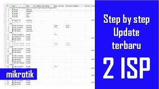 seting mikrotik 2 ISP, step by step