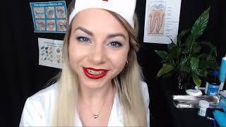 АСМР Стоматолог Чистка зубов  Ролевая игра  ASMR Dentist Examination Roleplay