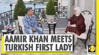 Bollywood actor Aamir Khan meets Turkish first lady Emine Erdogan