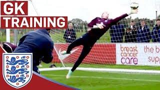 Joe Hart & goalie reactions training | Inside Training