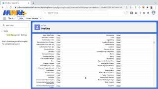 Salesforce Enhanced Profile User Interface and User Management Settings