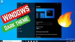 How to Enable Dark Theme In Windows 10