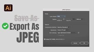 How to Save an Illustrator File as JPEG in Less than a Minute