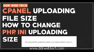 How to Edit PHP.INI file using MultiPHP INI in cpanel [Step By Step] & Hindi & Urdu