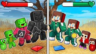 JJ and Mikey: Evolution SQUID GAME Life Cycle Survive Battle in Minecraft - Maizen