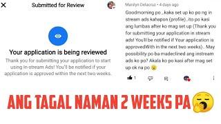 FACEBOOK IN STREAM ADS YOUR APPLICATION IS BEING REVIEWED | HALA WITHIN THE NEXT 2 WEEKS PA ?