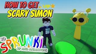 Glitch Out Of The Map And How To Get Scary Simon In 3D Sprunki RP and Animations New Update